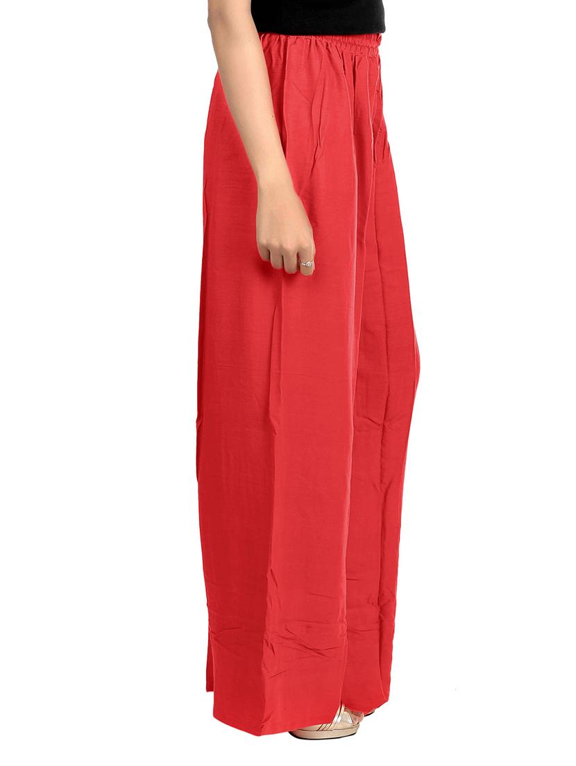 orange solid palazzo - 14652854 - Zoom Image - 2