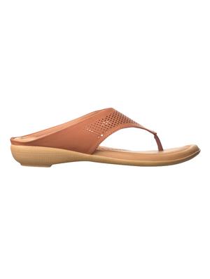 tan toe separator slippers - 14656815 - Standard Image - 2