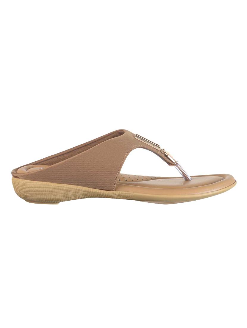 beige toe separator slippers - 14656818 - Zoom Image - 2