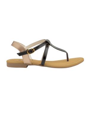 black ankle strap sandal - 14663761 - Standard Image - 2