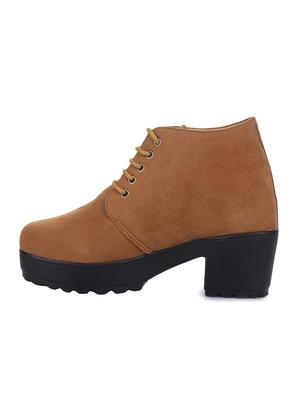 tan lace-up ankle boot - 14664830 - Standard Image - 2