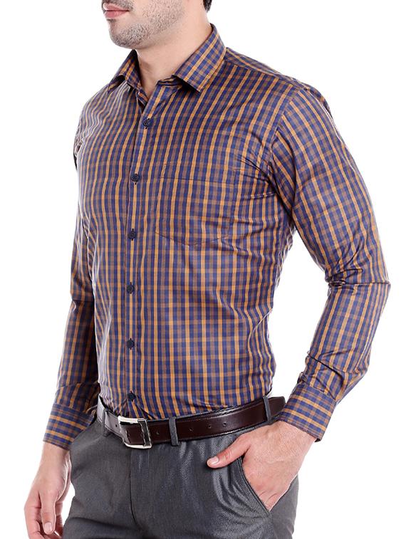 multi colored checkered casual shirt - 14666436 - Zoom Image - 2