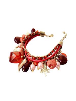 multi colored metal bracelet - 14667445 - Standard Image - 2
