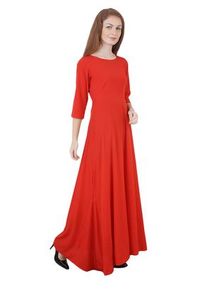 flared gown dress - 14681815 - Standard Image - 2
