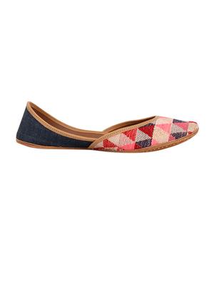 coral haze geometric pattern leather jutti - 14697704 - Standard Image - 2
