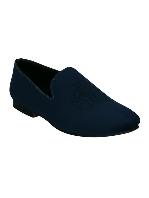 blue suede casual slipon - 14705323 - Standard Image - 1
