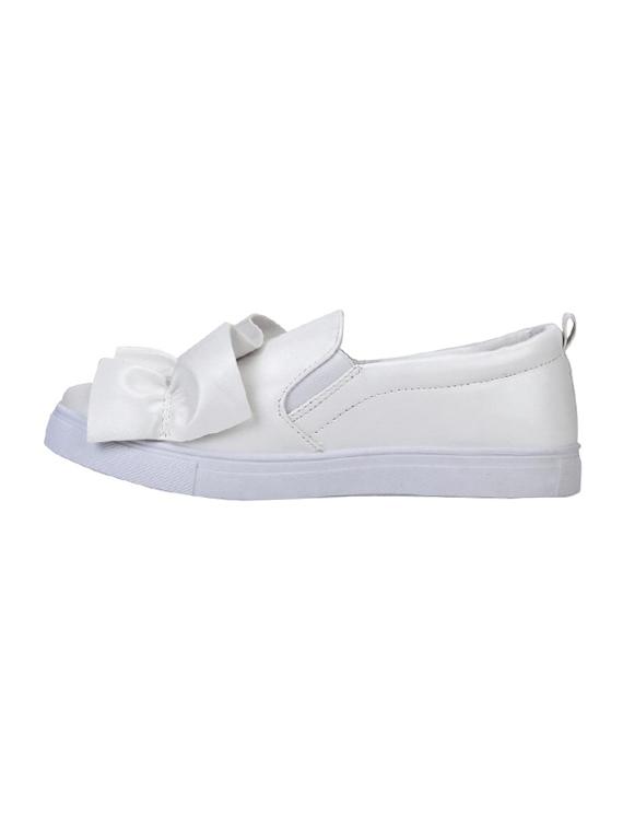 white plimsolls casual shoe - 14714842 - Zoom Image - 2