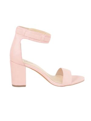 pink pu ankle strap sandals - 14714866 - Standard Image - 2