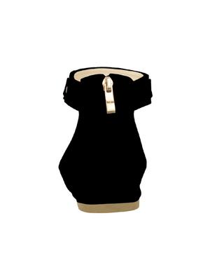 black pu ankle strap sandals - 14714869 - Standard Image - 2