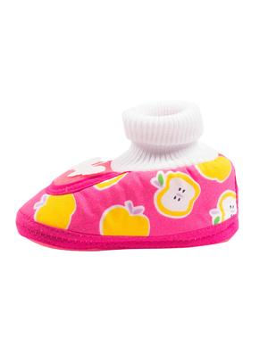 pink fabric bootie - 14716423 - Standard Image - 2