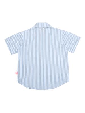 pocket patch striped shirt - 14717279 - Standard Image - 2