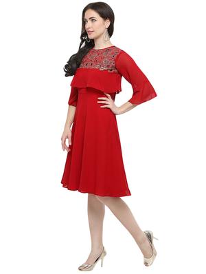 red layered dress - 14727622 - Standard Image - 2