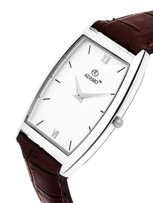 adamo slim men's wrist watch ad71br01 - 14727836 - Standard Image - 2