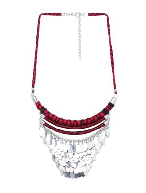 red metal short necklace - 14730583 - Standard Image - 2