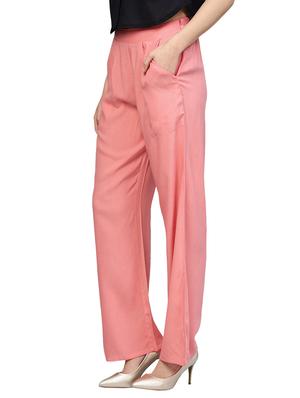 pink solid palazzo - 14733556 - Standard Image - 2