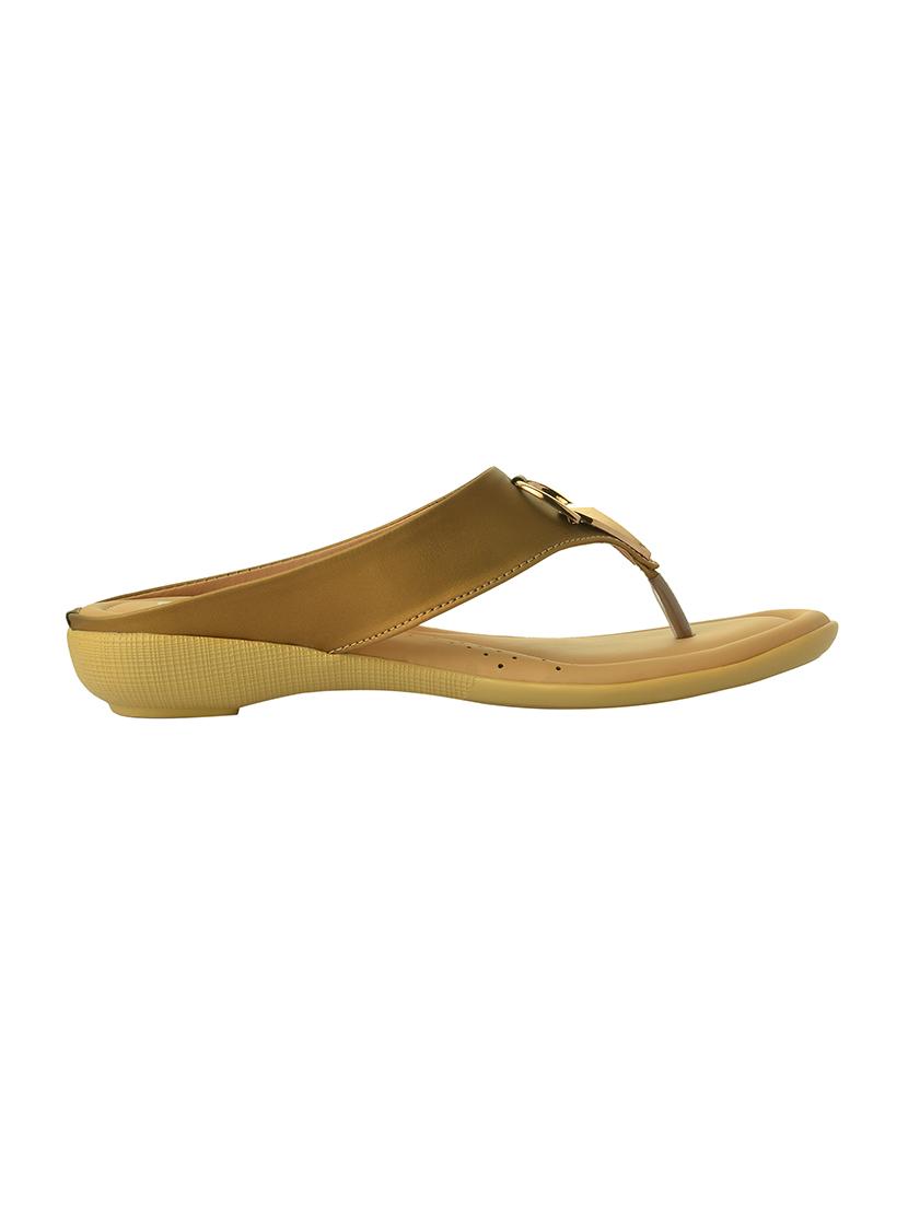 brown pu slippers - 14734896 - Zoom Image - 2