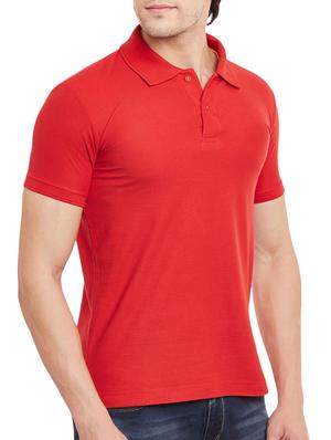 red polyester t-shirt - 14737467 - Standard Image - 2