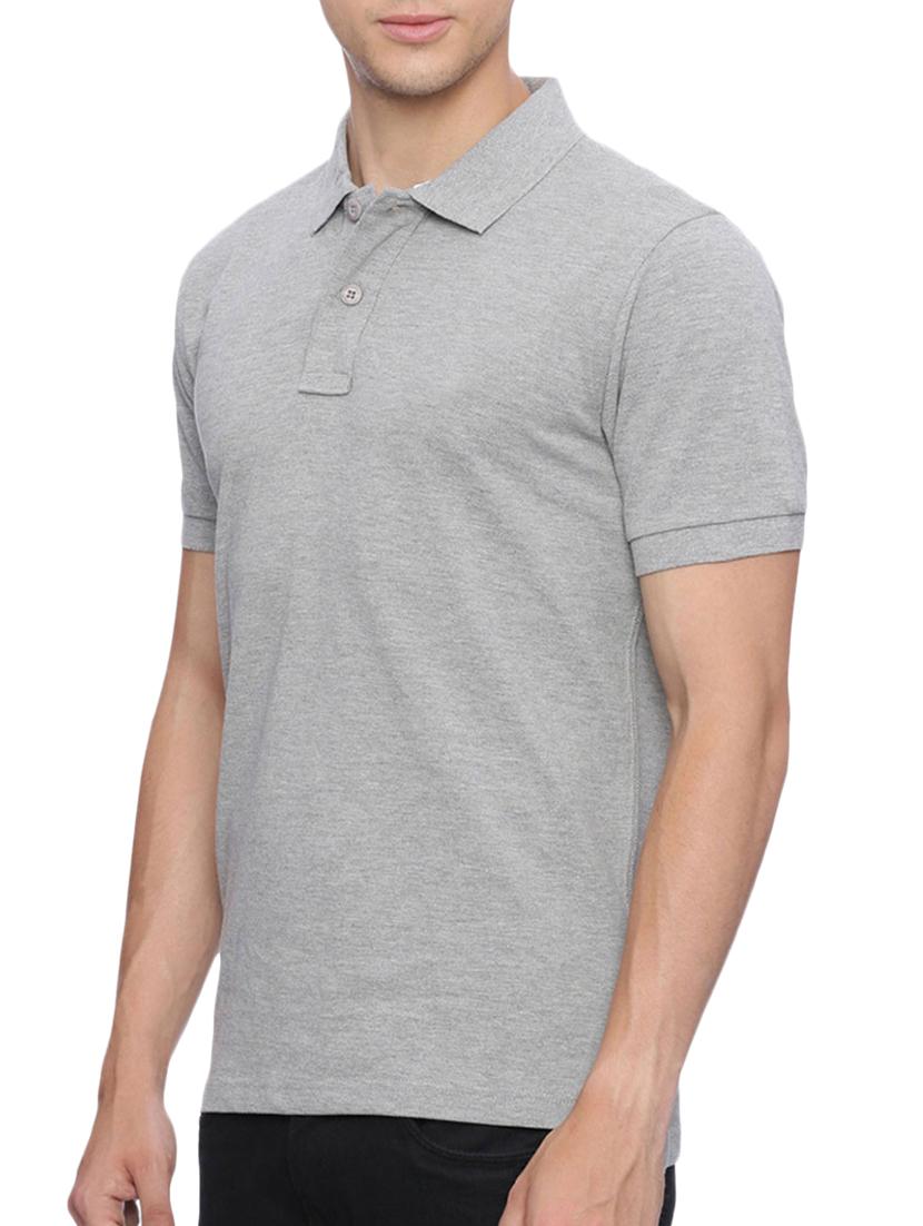 grey solid t-shirt - 14737469 - Zoom Image - 2