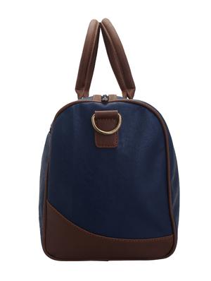 blue leatherette duffel handbag - 14738348 - Standard Image - 5