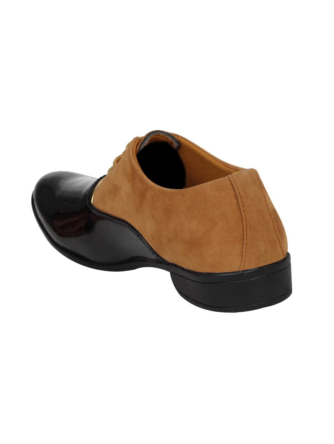 brown Suede lace-up oxford - 14740285 - Zoom Image - 2