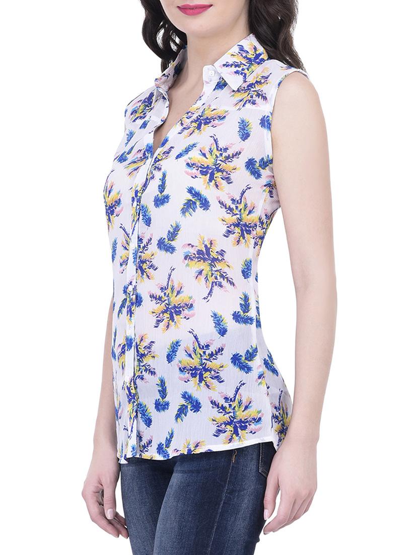 white floral shirt - 14745879 - Zoom Image - 2
