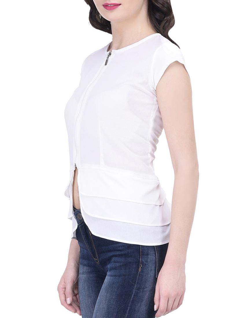 white layered top - 14746012 - Zoom Image - 2
