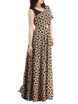 Cape Sleeved Fit & Flare Dress - 14746441 - Standard Image - 2