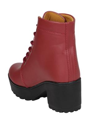 maroon ankle boot - 14749619 - Standard Image - 2