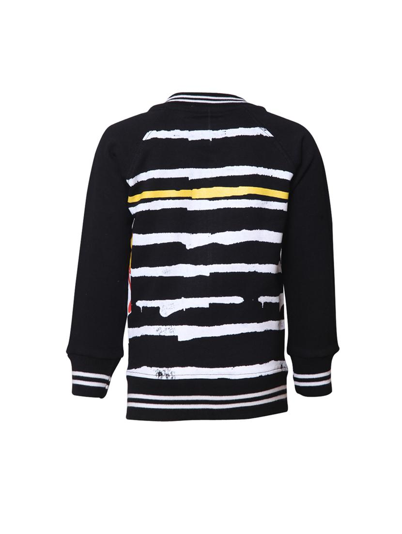 black cotton sweatshirt - 14750871 - Zoom Image - 2