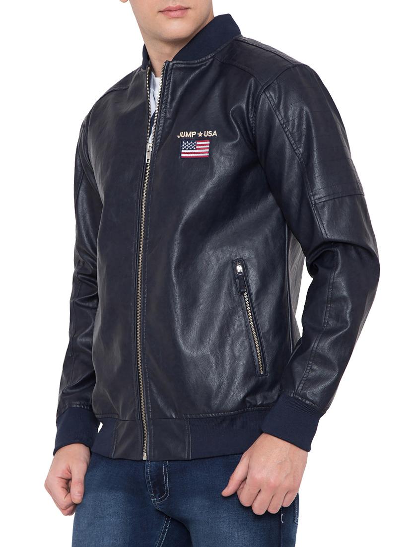 navy blue casual jacket - 14754672 - Zoom Image - 2