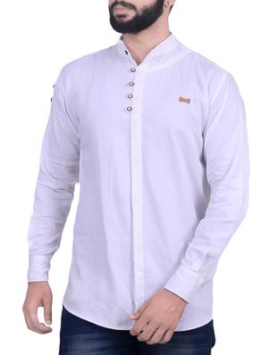 multi colored cotton blend casual shirt (set of 2) - 14757499 - Standard Image - 5