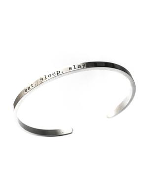 silver metal bracelet - 14758778 - Standard Image - 2