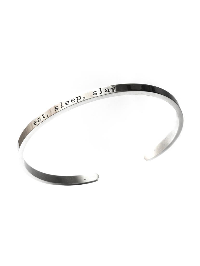 silver metal bracelet - 14758778 - Zoom Image - 2