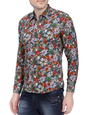 multi colored cotton casual shirt - 14762035 - Standard Image - 2