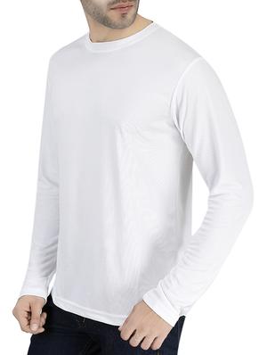 white polyester t-shirt - 14762284 - Standard Image - 2