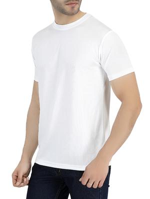 white polyester t-shirt - 14762285 - Standard Image - 2