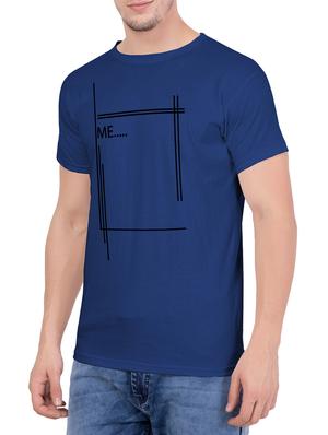 blue cotton chest print tshirt - 14763413 - Standard Image - 2