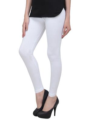 white cotton leggings - 14763834 - Standard Image - 2