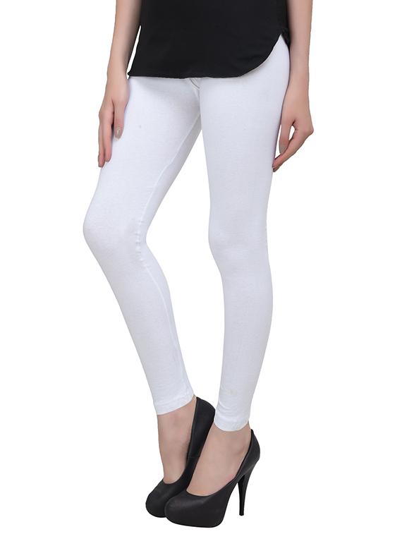 white cotton leggings - 14763834 - Zoom Image - 2