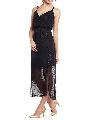 black blouson dress - 14766975 - Standard Image - 2