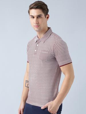 maroon cotton pocket t-shirt - 14770022 - Standard Image - 2