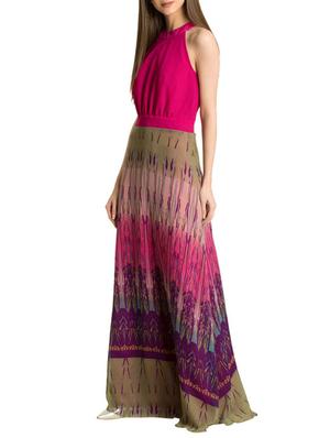 pink printed maxi dress - 14770975 - Standard Image - 2