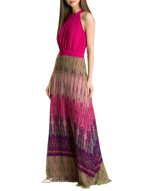 pink printed maxi dress - 14770975 - Zoom Image - 2