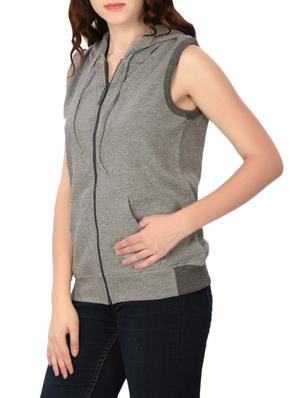 grey cotton others jacket - 14772636 - Standard Image - 2