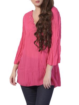 pink cotton tunic - 14772747 - Standard Image - 2