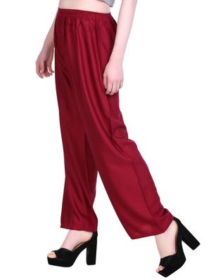 red solid palazzo - 14773612 - Standard Image - 2