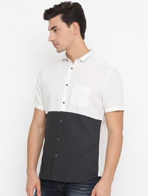 white cotton casual shirt - 14775261 - Standard Image - 2