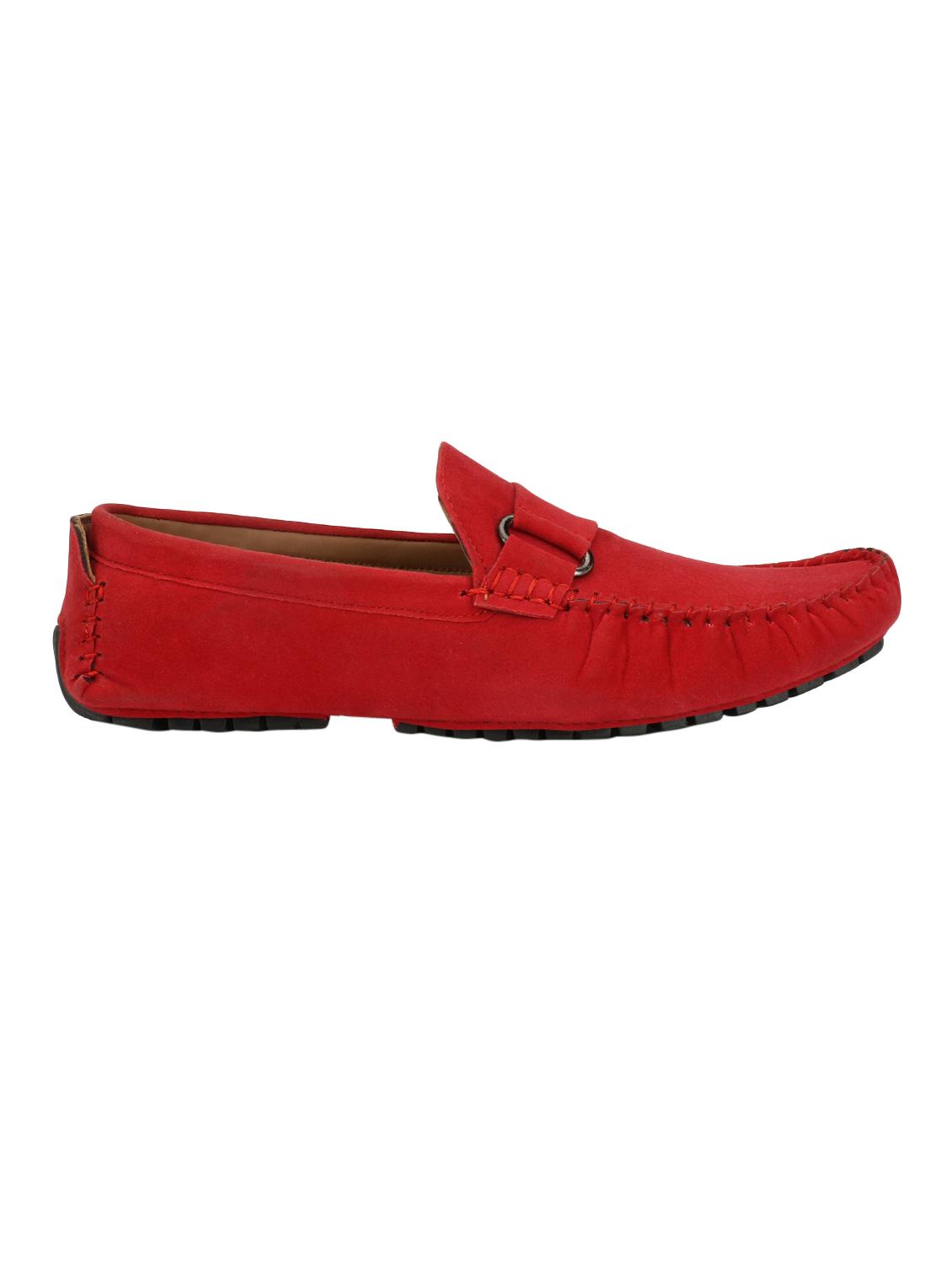 red suede slip on loafer - 14783123 - Zoom Image - 2