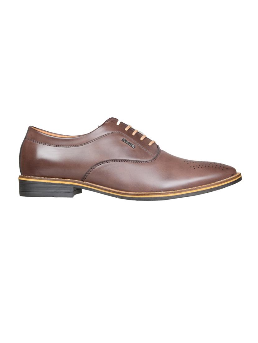 brown Leather lace-up oxford - 14783868 - Zoom Image - 2