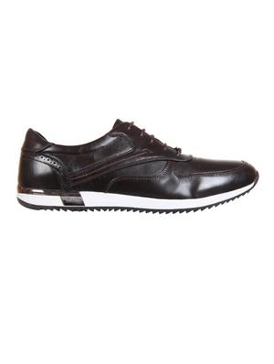 brown leather lace up shoe - 14783893 - Standard Image - 2